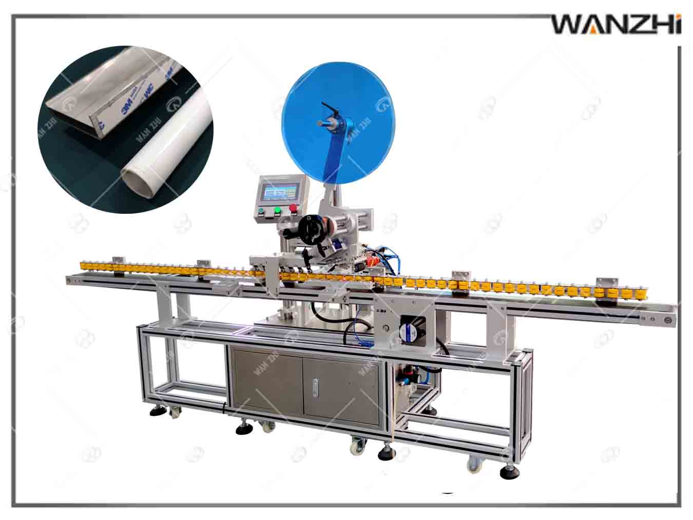 鋁隔（gé）條貼膠機,長管貼雙麵膠機,貼條狀雙麵膠機