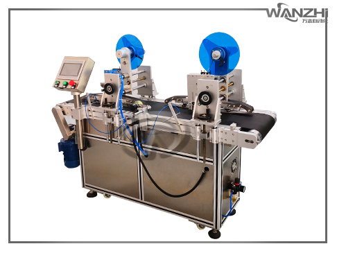 自動貼高溫膠機_貼雙（shuāng）麵膠（jiāo）機_雙麵（miàn）膠貼標機_雙麵膠剪貼機_自動貼標（biāo）機_貼（tiē）標機廠家