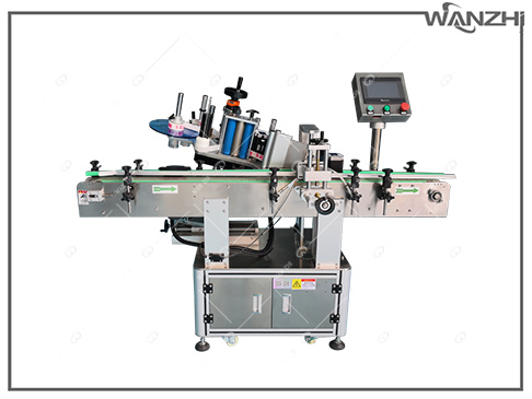 錐形瓶標簽貼標機 ,圓錐形瓶貼標機,錐形瓶香油瓶貼（tiē）標機