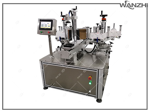 半自動扁瓶貼標機,洗衣液（yè）扁瓶貼標機,半自動側麵貼（tiē）標機廠家