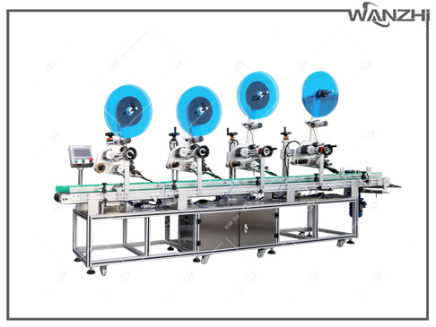 自動貼防滑海（hǎi）綿膠機,塑膠（jiāo）件自動貼海綿設備,硬盤（pán）盒貼海綿條機